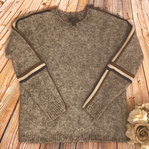 J. Crew Sweaters - J. CREW VARSITY- STRIPE SWEATER